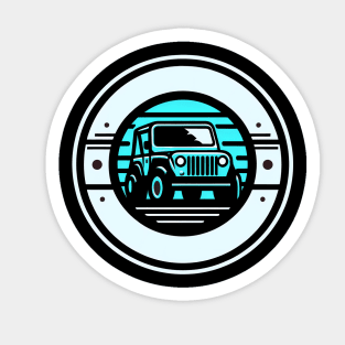 Jeep Wrangler Baby Blue Sticker